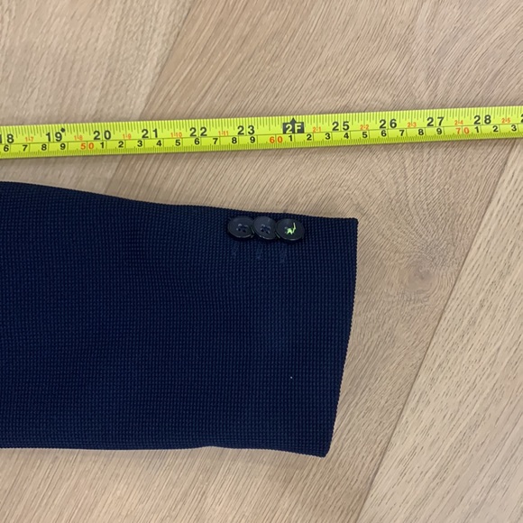 ZARA MENS CASUAL NAVY BLAZER - SIZE 36R - Picture 6 of 8